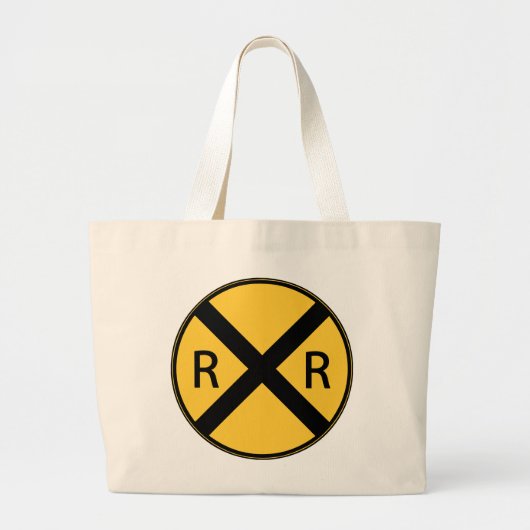 Straßenbahn-Grenzübergang Jumbo Stoffbeutel (Vorne)
