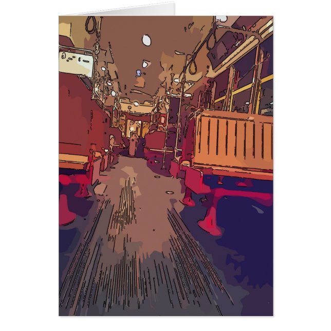 Straßenbahn im französischen Viertel (Vorne)