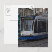 Straßenbahn in Amsterdam Postkarte (Vorne/Hinten)