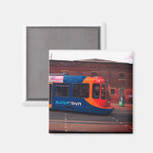 Straßenbahn in der Straße Magnet (Vorderseite/Rückseite)