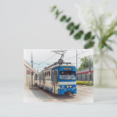 Straßenbahn in Krakau, Polen Postkarte (Stehend Vorderseite)