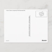 Straßenbahn in Lissabon, Portugal Postkarte (Rückseite)