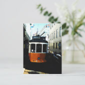 Straßenbahn in Lissabon Postkarte (Stehend Vorderseite)