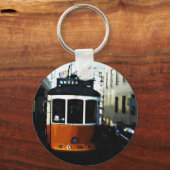 Straßenbahn in Lissabon Schlüsselanhänger (Vorderseite)