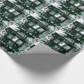 Straßenbahn in New Orleans Geschenkpapier (Ecke)