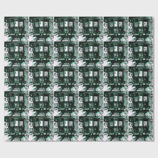 Straßenbahn in New Orleans Geschenkpapier (Flach)