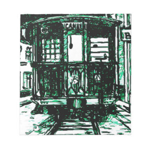 Straßenbahn in New Orleans Notizblock