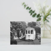 Straßenbahn Lissabon Portugal 1961 Postkarte (Stehend Vorderseite)