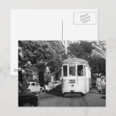 Straßenbahn Lissabon Portugal 1961 Postkarte (Vorne/Hinten)