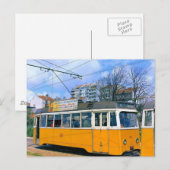 Straßenbahn Lissabon Portugal 1964 Postkarte (Vorne/Hinten)