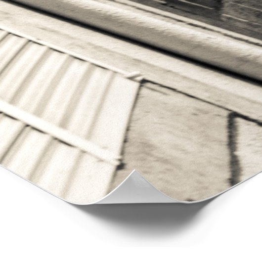 Straßenbahn Lissabon Poster (Ecke)