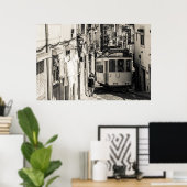 Straßenbahn Lissabon Poster (Heimbüro)