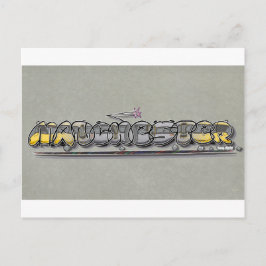 Straßenbahn Manchester Metrolink Postkarte