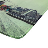 Straßenbahn, mit Brücke Schneidebrett (Ecke)