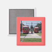 Straßenbahn New Orleans Magnet (Vorderseite/Rückseite)