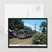 Straßenbahn, New Orleans Vintag Postkarte (Vorne/Hinten)