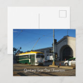 Straßenbahn, Pier 1 Postkarte (Vorne/Hinten)