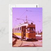 Straßenbahn Postkarte (Vorne/Hinten)