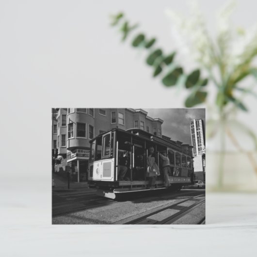 Straßenbahn Postkarte (Stehend Vorderseite)