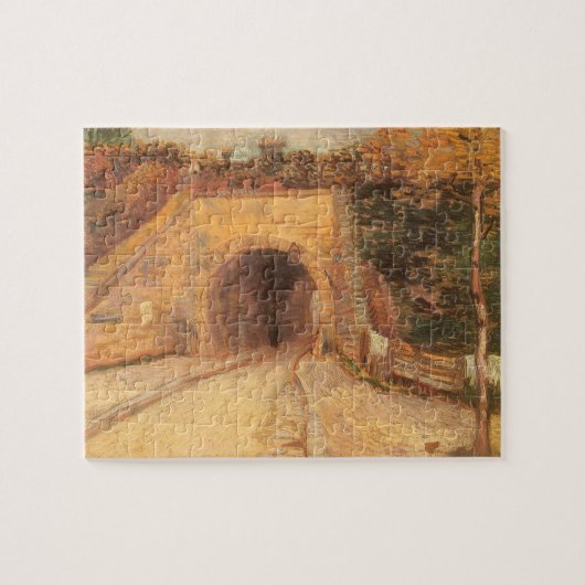 Straßenbahn U-Bahn, Viadukt von Vincent van Gogh Puzzle (Horizontal)