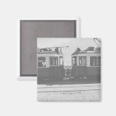 Straßenbahnen in Lissabon Magnet (Vorderseite/Rückseite)