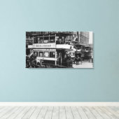 Straßenbahnen in Manchester, c.1900 Leinwanddruck (Insitu (Holzboden))