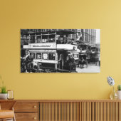 Straßenbahnen in Manchester, c.1900 Leinwanddruck (Insitu (Wohnzimmer))