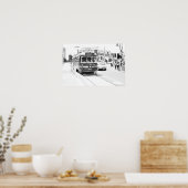 Straßenbahnen Poster (Küche)