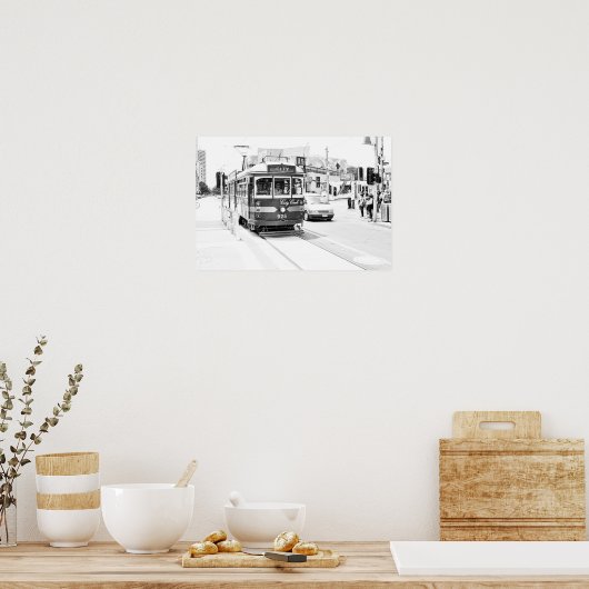 Straßenbahnen Poster (Küche)