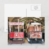 STRASSENBAHNEN POSTKARTE (Vorne/Hinten)