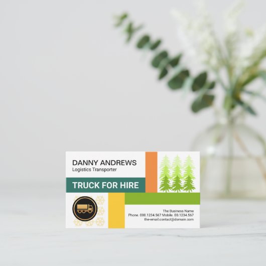 Straßenbahnfahrer Visitenkarte (Stehend Vorderseite)