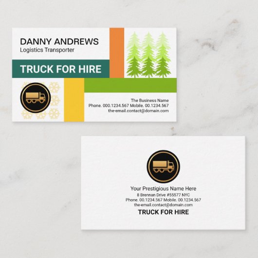 Straßenbahnfahrer Visitenkarte (Vorne/Hinten)