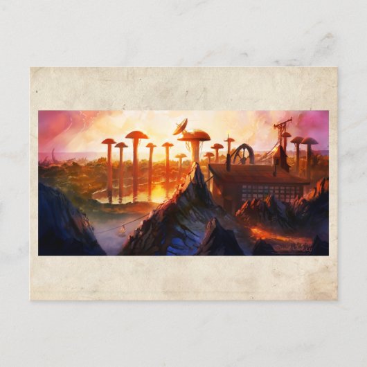 Straßenbahnfahrt Vista - Postkarte (Vorderseite)