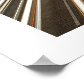 Straßenbahnhaltestelle in Deutschland Poster (Ecke)