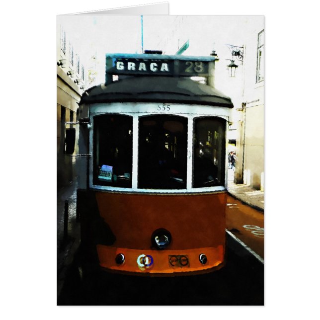 Straßenbahnhaltestelle Lissabon (Vorne)