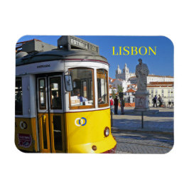 Straßenbahnhaltestelle Lissabon Kühlschrankmagnet Magnet