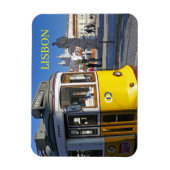 Straßenbahnhaltestelle Lissabon Kühlschrankmagnet Magnet (Vertikal)