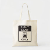 Straßenbahnhaltestelle rechts nur Straßenschild Tragetasche (Vorne)