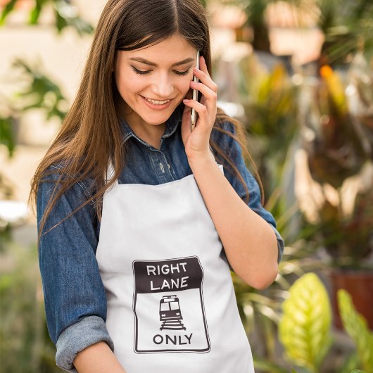 Straßenbahnlinie nur für lange Schürze