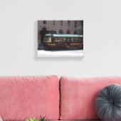 Straßenbahnrestaurant Leinwanddruck (Insitu (Wohnzimmer))