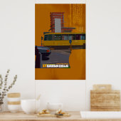 Straßenbahnstraßenplakat Poster (Küche)