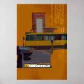 Straßenbahnstraßenplakat Poster (Vorne)