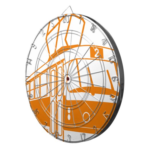 Straßenbahnverkehr Dartscheibe (Vorderseite rechts)