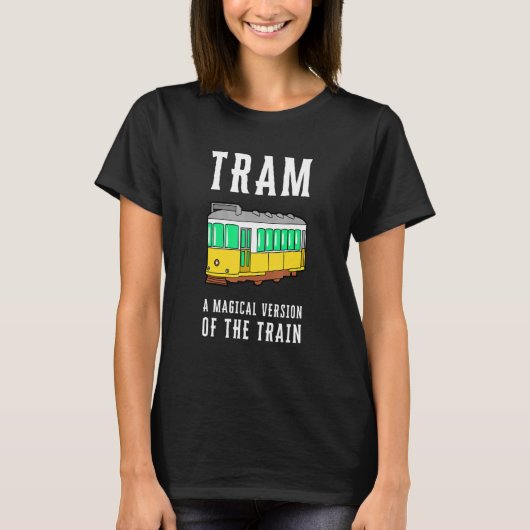 Straßenbahnzug Straßenbahn Trolley Cablecar Gond T-Shirt (Vorderseite)