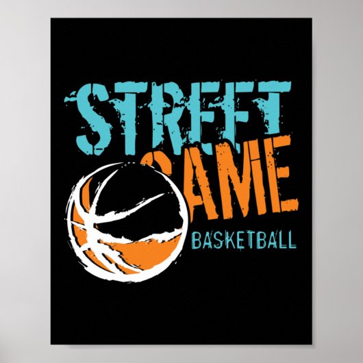 Straßenbasketball poster (Vorne)