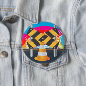 Straßenbauarbeiten Button (Beispiel)