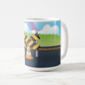 Straßenbauarbeiten Kaffeetasse (VorderseiteRechts)