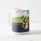 Straßenbauarbeiten Kaffeetasse (Vorderseite Links)