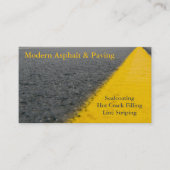 Straßenbauleistungen Visitenkarte (Vorderseite)