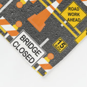 Straßenbauzeichen Fleecedecke (Ecke)